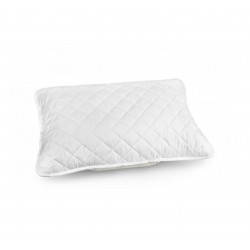 Perna cu umplutura de puf siliconat, antialergica, 50 x 70 cm, Alb, PDA-002
