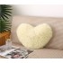 Perna Decorativa Pufoasa, Microfibra Plusata, Model Inima, Galben, PDA-013