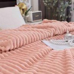 Patura Pufoasa COCOLINO GROFATA 200 x 230 cm, Roz, PGC-011