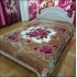 Patura Cocolino dubla si pufoasa perfecta pentru sezonul rece 200 x 230 cm, Crem, flori, PCM-008