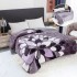 Patura Cocolino dubla si pufoasa perfecta pentru sezonul rece 200 x 230 cm, Alb-Lila, PCM-002