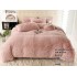 Lenjerie Fluffy Somon 6 Piese Pat Dublu – Moale, Călduroasă și Elegantă, LCF-022