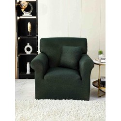  Husa Elastica pentru Fotoliu + Fata de Perna, Verde, HCM-048