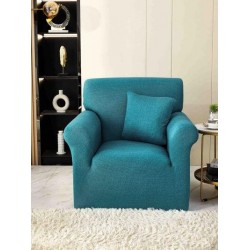  Husa Elastica pentru Fotoliu + Fata de Perna, Turquoise, HCM-051