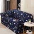 Husă elastică canapea 3 locuri – material premium, protecție și reîmprospătare rapidă, Albastru, model stele, HCM-060