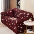 Husă elastică canapea 3 locuri – material premium, protecție și reîmprospătare rapidă, Grena, model flori, HCM-062