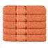 Set 5 Prosoape Baie, Bumbac 100%, 70×130 cm, 400g/m², Portocaliu, PCG-045