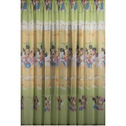 Draperie pentru  camera copilului, Mickey&Minnie, Multicolor, DPC-010