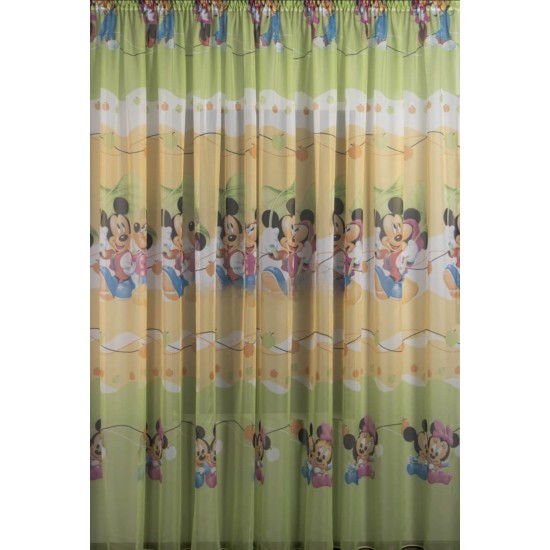 Draperie pentru camera copilului, Mickey&Minnie, Multicolor, DPC-010 Lenjerii de pat din Finet Draperie pentru camera copilului, Mickey&Minnie, Multicolor, DPC-010 Lenjerii de pat din Finet