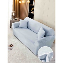 Husa Canapea din CATIFEA, pentru 3 Persoane, Alb, HCC-018