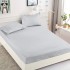 Husa pat cu elastic, Bumbac FINET, 180x200cm, 2 fete de perne 50x70cm, Gri, HDF-150
