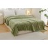 Patura Pufoasa COCOLINO 200 x 230 cm, imprimeu FLUTURI, Verde, PCS 015