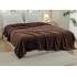 Patura Pufoasa COCOLINO 200 x 230 cm, imprimeu FLUTURI, Maro, PCS 025