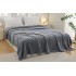 Patura Pufoasa COCOLINO 200 x 230 cm, imprimeu FLUTURI, Gri deschis, PCS 029