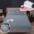 Pachet Promo: Huse/Topper pentru saltea cu elastic 180x200 cm, Gri deschis, PH-090