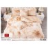 Lenjerie Fluffy Crem-Alb 6 Piese Pat Dublu – Moale, Călduroasă și Elegantă, LCF-038