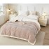 Patura Cocolino cu Blanita, Model, FLUTURI, 3D, Pat 2 Persoane, 200x230 cm, Bej, PCT-016
