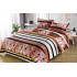 Lenjerie pat dublu, Super Pufoasa COCOLINO, 4 piese, Maro-Multicolor, ursulet, LDC-142