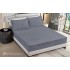 Huse/Topper pentru saltea cu elastic 180x200, Gri, HTC-051