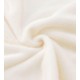 Lenjerie de pat, cu Broderie, Cocolino tip Blăniță Iepure, 2 Persoane, 6 Piese, cu ELASTIC, Crem, LCE-075 Lenjerii Blanita Iepure