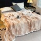 Patura Cocolino cu Margine, 200x230 cm, Bej degrade, PCJ-016 Paturi cu Margine
