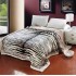 Patura Cocolino dubla si pufoasa perfecta pentru sezonul rece 200 x 230 cm, Crem-Bej, animal print, PCM-028