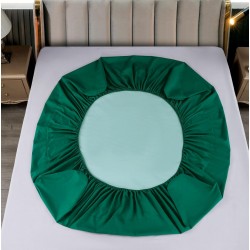 Husa pat impermeabila, 160x200cm, plus 2 fete de perna, Verde smarald, HPI-014