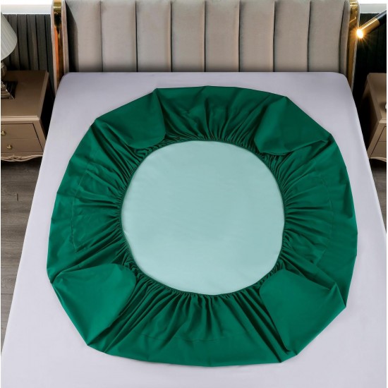 Husa pat impermeabila, 160x200cm, plus 2 fete de perna, Verde smarald, HPI-014 Huse Pat Impermeabile
