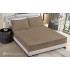 Huse/Topper pentru saltea cu elastic 180x200, Maro deschis, HTC-001