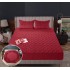 Huse/Topper pentru saltea cu elastic 180x200, Bordo, HTC-024