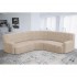 Husa elastica pentru coltar, model Jacquard, Bej, HCJ-045