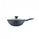 Tigaie wok cu capac, diametru 30 cm, OGR-007 Bucatarie