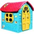 Căsuță copii colorată pentru grădină – Căsuță copii din plastic rezistent cu ușă și ferestre, JCC-007