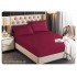 Husă din satin pentru pat 180x200 cu 2 fețe de pernă – Bordo, HCS-001