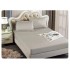 Husă din satin pentru pat 180x200 cu 2 fețe de pernă – Gri deschis, HCS-003