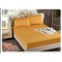 Husă din satin pentru pat 180x200 cu 2 fețe de pernă – Bej inchis, HCS-007