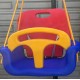 Leagăn muzical pentru copii cu spătar, centură și bară de siguranță – model colorat din plastic,  JCC-017 Jucării copii