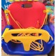 Leagăn muzical pentru copii cu spătar, centură și bară de siguranță – model colorat din plastic,  JCC-017 Jucării copii