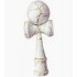 Kendama alb cu efect crăpat și 2 cupe – Jucărie din lemn pentru echilibru și dexteritate,  JCC-026