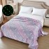 Pătură Cocolino Fosforescentă 200x230 cm, mov-lila cu unicorni, PCS-048