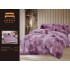 Lenjerie Cocolino Fluffy pat dublu cu elastic mov - lila degrade, LFF-008