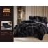 Lenjerie Cocolino Fluffy pat dublu cu elastic negru degrade, LFF-011