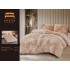 Lenjerie Cocolino Fluffy pat dublu cu elastic crem degrade, LFF-013