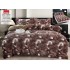 Lenjerie Cocolino din Blăniță Artificială Iepure 4 Piese Pat Dublu – Maro Degrade, LCE-057