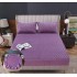 Husă Topper pentru Saltea 160x200 cm – Mov Lila Matlasată cu Elastic + 2 Fețe de Pernă, HTC-046
