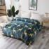 Pătură Cocolino 200x230 cm model reni și brazi – albastru cu galben, moale și călduroasă, PTC-001