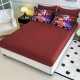 Set Lenjerie Pat Dublu Finet 6 Piese cu Elastic 5D Ursuleț cu Inimă Roșie – Model Festiv Colorat, LTC-005 Lenjerii tematica Craciun