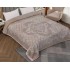 Pătură dublă groasă bej cu model elegant reliefat – moale și călduroasă 200 x 230 cm, PCDU-021