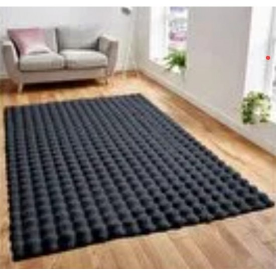 Covor Pufos 150x220 cm – Gri inchis, Moale și Elegant pentru Living sau Dormitor, CFB-014 Covoare Fluffy