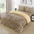 Set Lenjerie Cocolino 4 Piese cu Blăniță și Elastic – Model Leopard, LEC-113